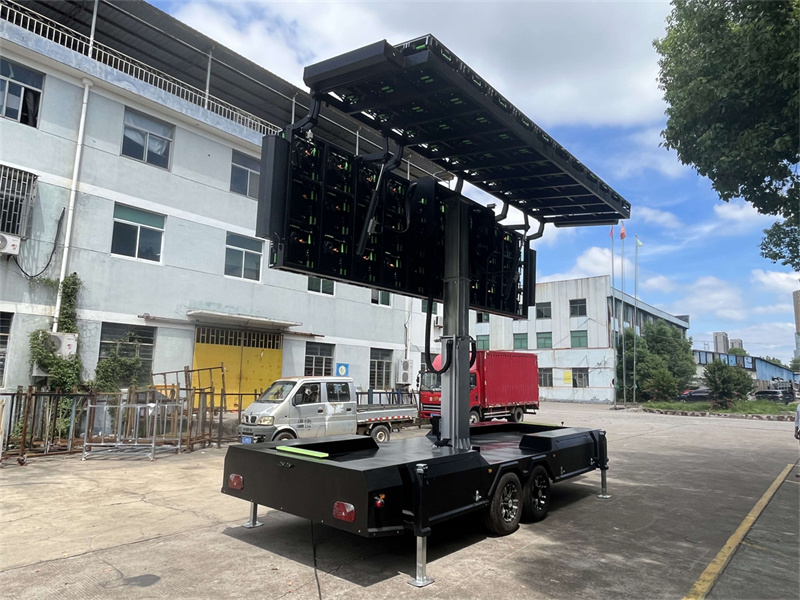 Een grote mobiele LED-trailer (EF16), gemonteerd voor grote buitenevenementen (5)