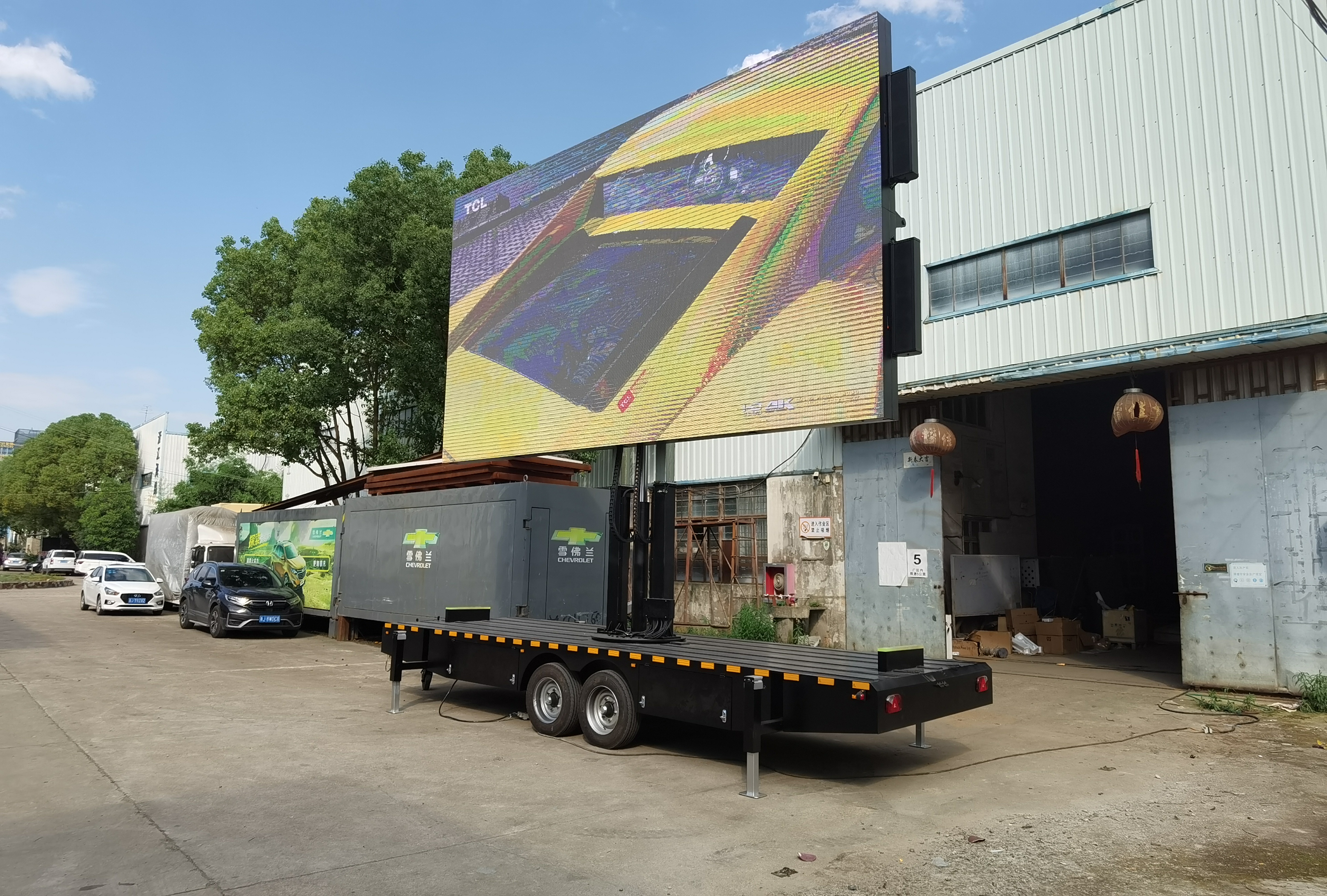 mobile trailer led billboard