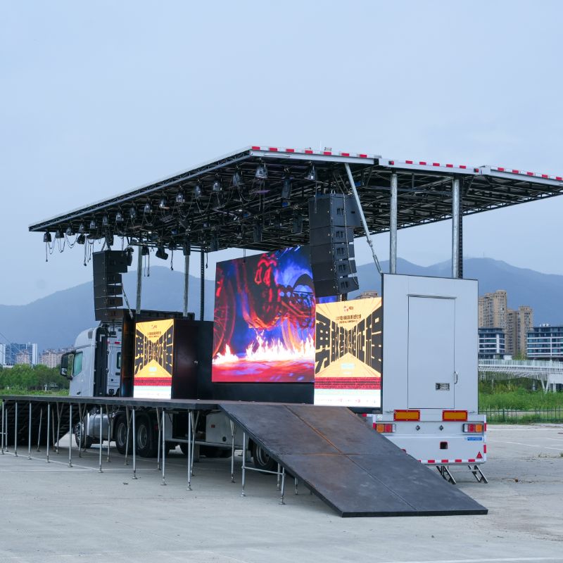 Hydraulic Mobile Stage Trucks  (1)