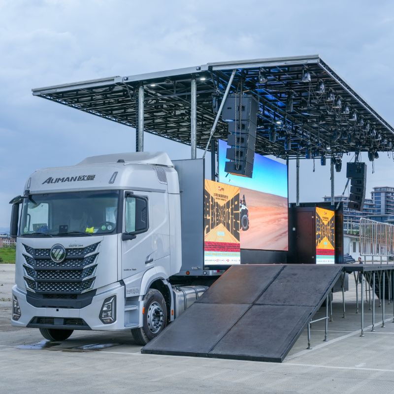 Hydraulic Mobile Stage Trucks  (5)
