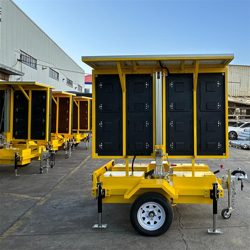 P16 Single yellow highlighted VMS trailer-4
