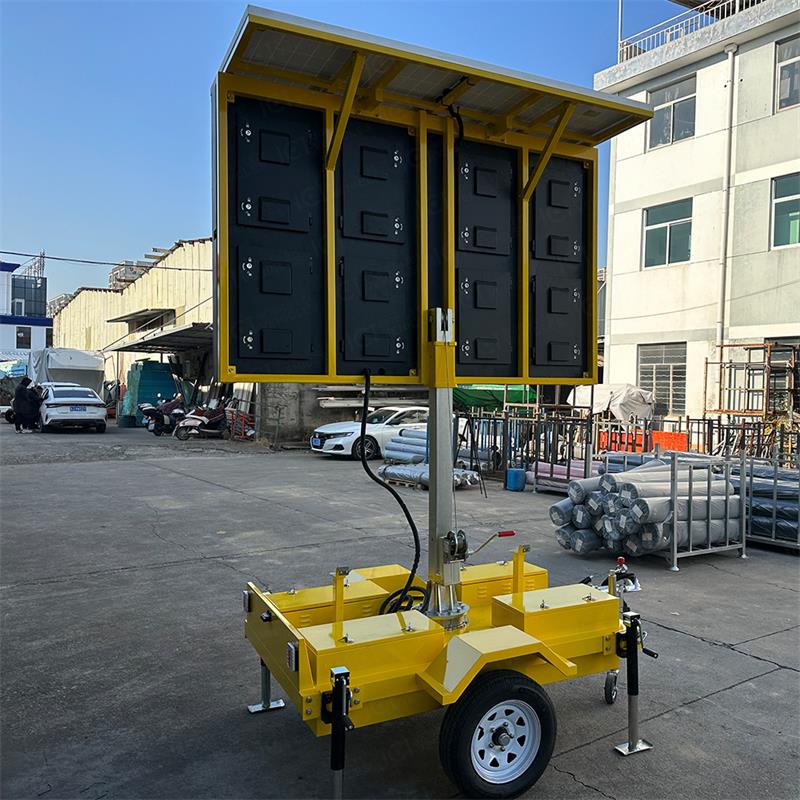 P16 Single yellow highlighted VMS trailer-6