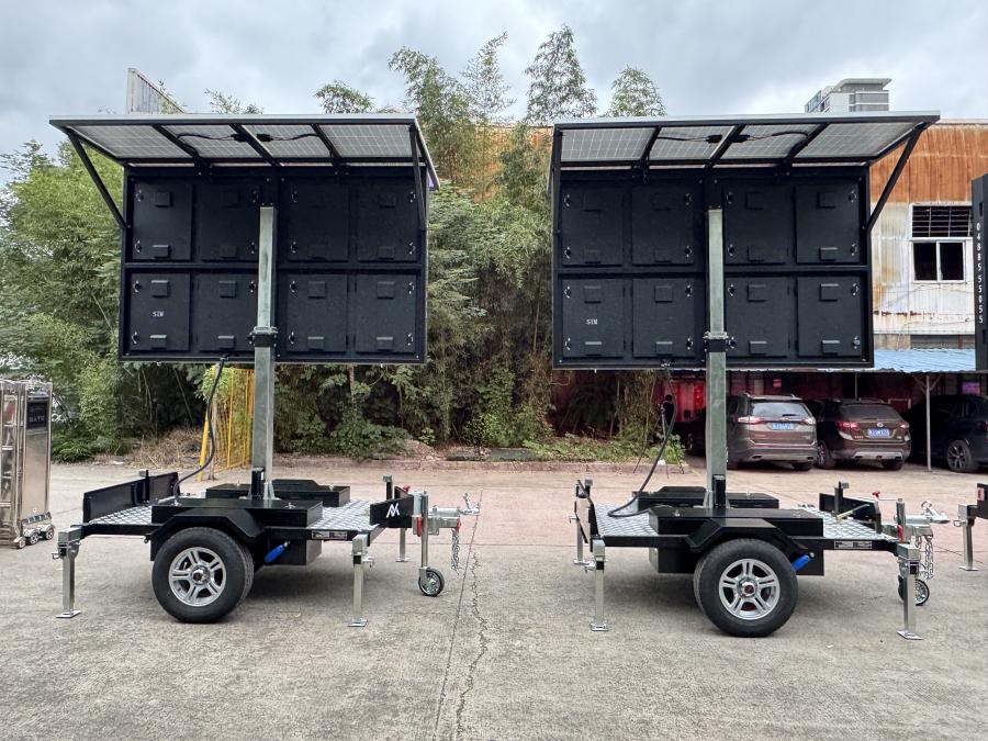 News - Solar-powered LED trailer: 24/7 advertising freedom without ...